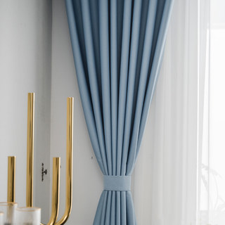 Superdick, babyblauer Verdunklungsvorhang 8