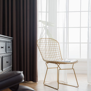 Superdickes Kaffeebraun 100% Verdunkelungsvorhang 4