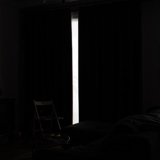 Superdickes Kaffeebraun 100% Verdunkelungsvorhang 12