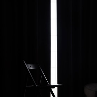 Superdickes Hellgraues 100% Verdunkelungsrollo 10