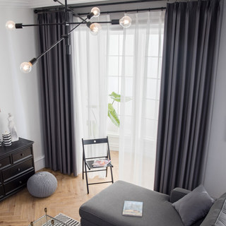 Superdickes Hellgraues 100% Verdunkelungsrollo 2