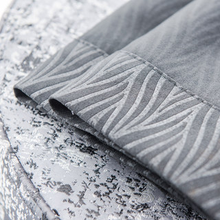 Superdicker Blätterweiden Kohle Schwarz 100% Verdunkelungsvorhang 9