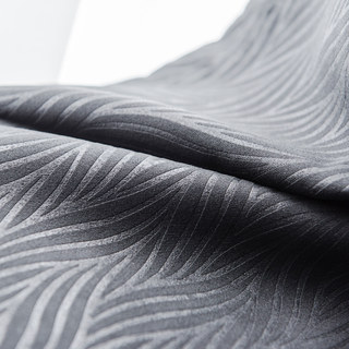 Superdicker Blätterweiden Kohle Schwarz 100% Verdunkelungsvorhang 10