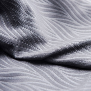 Superdicker Blattweiden-Dunkelgrau 100% Verdunkelungs-Vorhang 16