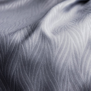 Superdicker Blattweiden Lichtgrau 100% Verdunkelungsvorhang