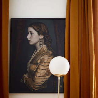 Feine Terracotta Karamell Verbrannte Orange Samtvorhänge 6