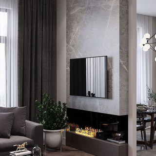 Metallische Fantasie Zarte Strukturierte Gestreifte Funkelnde Schimmernde Anthrazit Vorhang 3