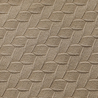 Skandinavischer Korbweb-Strukturierter Mokka Hellbrauner Samt Verdunklungsvorhänge