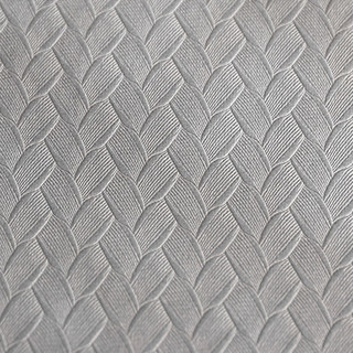 Skandinavischer Korbwebmuster, strukturierter Morandi-Grau Samt Verdunklungsvorhänge