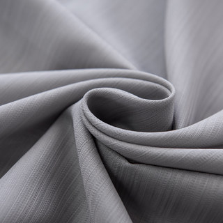 Sundance Strukturierter Gestreifter Grau Hellkohle Durchscheinender Vorhang