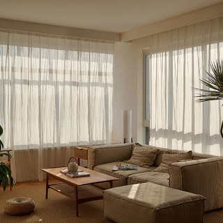 Cotton Crush Cream Ivory Crushed Semi Sheer Voile Curtain
Baumwoll Crush Cream Ivory Crushed Semi Sheer Voile Vorhang 9