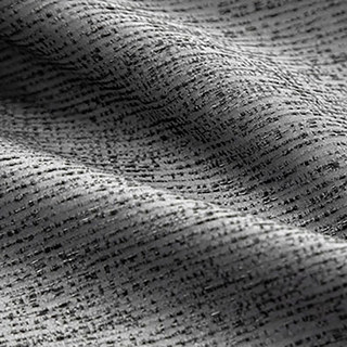 Metallische Fantasie dezente strukturierte gestreifte schimmernde silber-graue Gardine 6