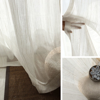 Dreamer Oatmeal Cotton Blended Sheer Voile Curtains
Dreamer Oatmeal Baumwollmischung Transparente Voile Vorhänge 7