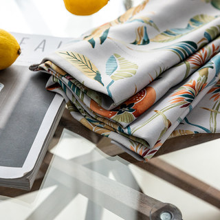 Ernte & Vogel Mehrfarbig Rot Floral Verdunkelungsvorhang 3