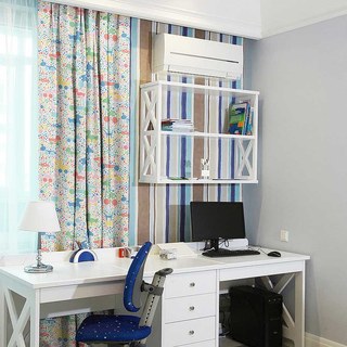 Spritzige Haus-Gepunktete Tiere Mehrfarbiger Druckvorhang 5