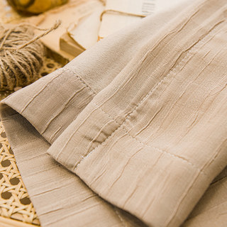 Die Crush Mocha Crushed Gestreifte Verdunklungsvorhänge