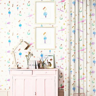 Dancing With The Mermaids Print Curtain
Tanzende Meerjungfrauen Druckvorhang 4