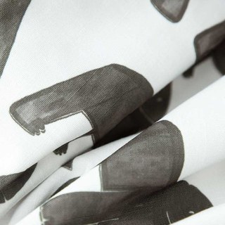 King Kong Gorilla Schwarz-Weiß Druck Vorhang 2