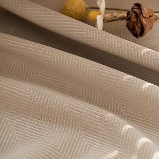 Sunnyvale Fischgrät Mocha Braun Samt Verdunkelungsvorhang 5