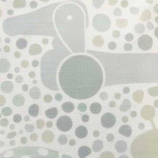 Spritzige Haus-Gepunktete Tiere Pastellfarbener Druckvorhang 2