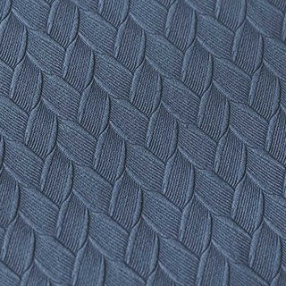 Skandinavischer Korbweb-Struktur-Haze-Blau Samt Verdunklungsvorhänge