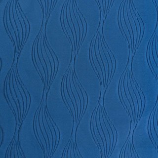 Surf 3D Jacquard Wellenmuster Marineblau Samtvorhang 7
