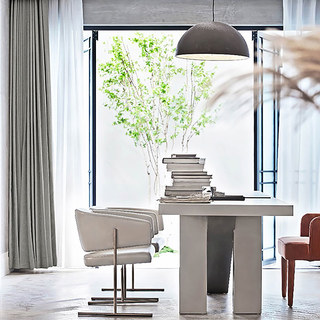 Exquisite matter Luxus Asch hellgrauer Chenille Vorhang 3