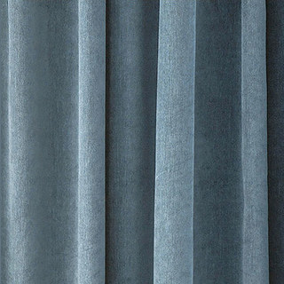 Exquisite matter Luxus Haze Blau Chenille Vorhang 4