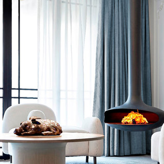 Exquisite matter Luxus Haze Blau Chenille Vorhang 3