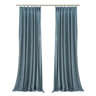 Exquisite matter Luxus Haze Blau Chenille Vorhang 5