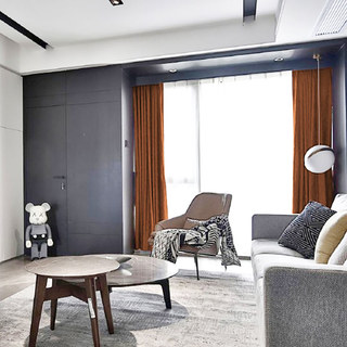 Exquisite matter Luxus Terracotta Orange Chenille Vorhang 2