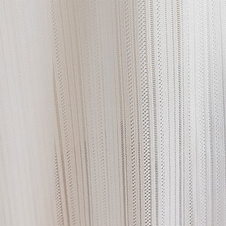 Japanische Elfenbeinfarbene Gestreifte Spiegelgardine 2