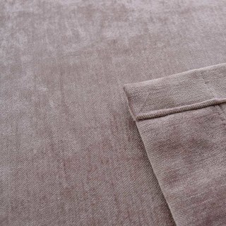 Luxuriöser Mocha-Dunkelvioletter Chenille-Vorhang 3