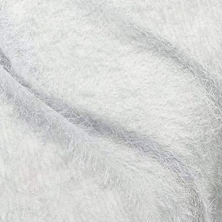 Kuscheln Sie sich ein elfenbeinfarbene Mohair Plüsch schwere Voile Vorhang 2