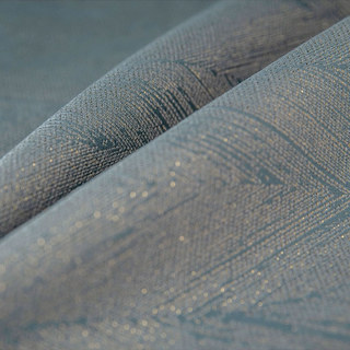 Meerjungfrauen-Schuppen Enteneierblau & Gold Glitzer Vorhang 4