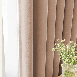 Herbsttage Chenille Blattmuster Rosa Verdunkelungsvorhang 2