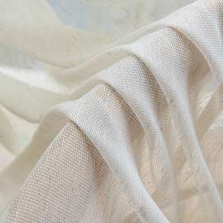 Doppelter Kreuzleinen-Stil Mesh-Vorhang 4