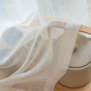Doppelter Kreuzleinen-Stil Mesh-Vorhang