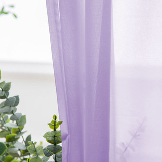 Weicher Wind Lavendel Lila Chiffon Voile Vorhang