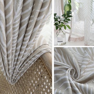 Tanzendes Schilfgras Mocha Cream Blumenvorhänge 4