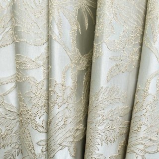 Dschungel Jive Leopard und Papagei Creme Gold Verdunklungsvorhänge 4