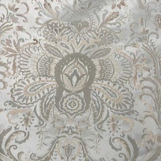 Ritz Luxuriöser Jacquard Creme Gold Damast Blumen Vorhang 8