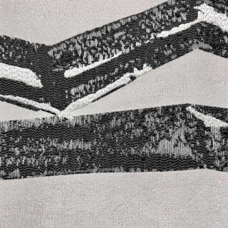 Tintenstrich Schwarz Weiß Abstrakter Geometrischer Vorhang