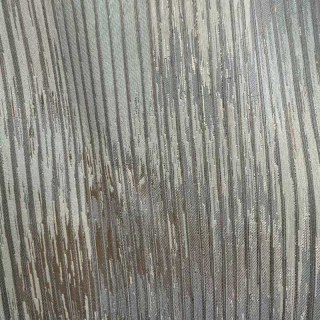 Goldene Kaskade Strukturierter Gestreifter Grau und Gold Vorhang 9