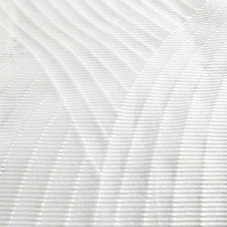 Tide Luxuriöser Wellenmuster Vorhang aus Voile Weiß 8