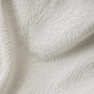 Bloomfield strukturierter Chenille Elfenbeinweiß Blumenvorhang 4