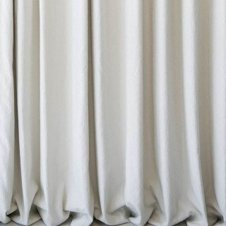 Bloomfield strukturierter Chenille Elfenbeinweiß Blumenvorhang 2