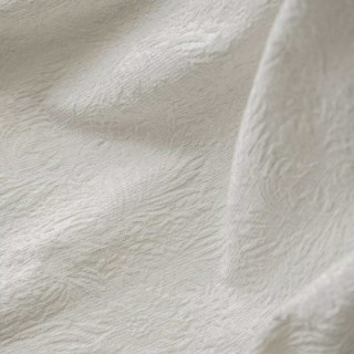 Bloomfield strukturierter Chenille Elfenbeinweiß Blumenvorhang 5