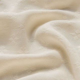 Diamond Veil Creme Geometrischer Voile Vorhang 6