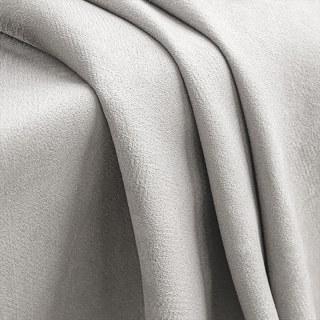 Smarte Raumverdunkelungs-Vorhänge mit silberfarbenem veganem Wildleder-Look 3